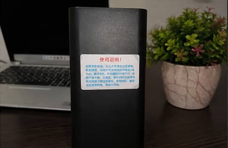 *20000mAh Power Bank with Dual USB + FREE Fast Type-C Cable*