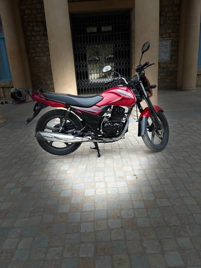 Suzuki GR 150 2022 in Red, Tubeless Tyres DSI
