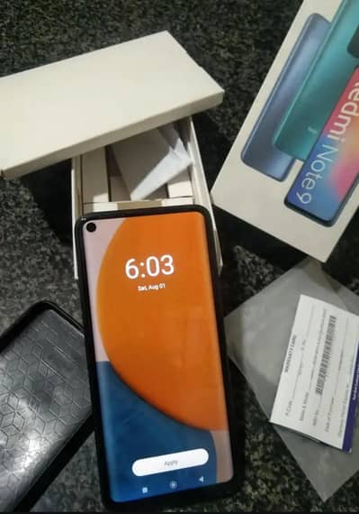 Redmi note 9. . 4gb. . 128gb. . new condition 03266439247