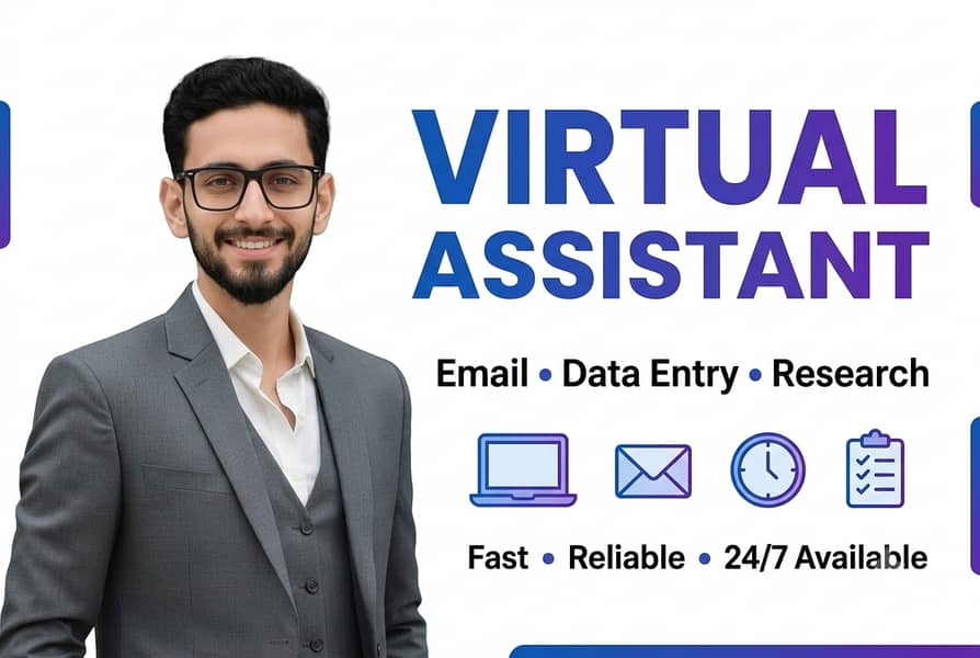 Professional Virtual Assistant | Data Entry & Email Handling | فوری د 1