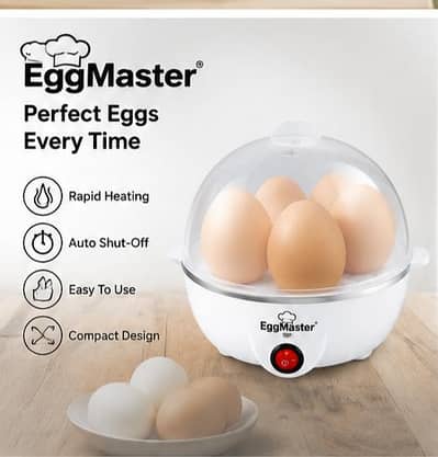 EggMaster Automatic Egg Cooker | Electric Egg Boiler Machine