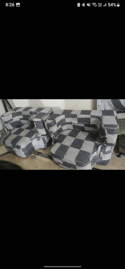 2 single sofa cum bed