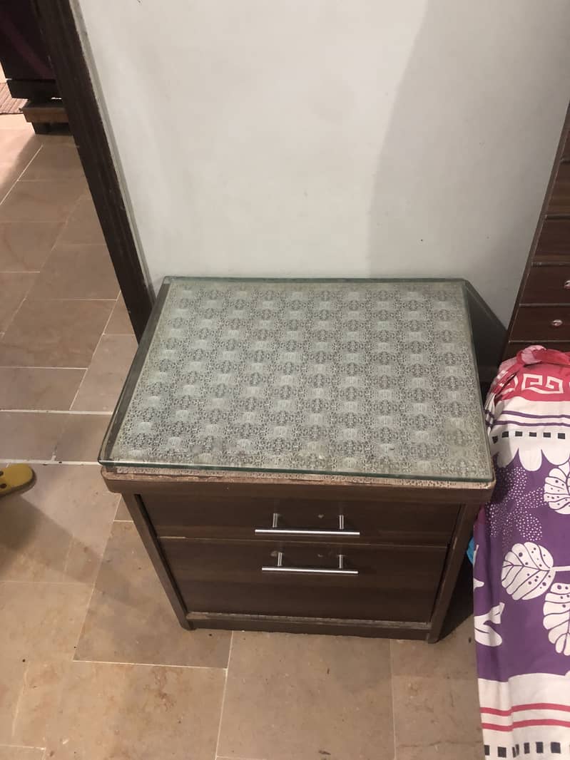 Bed with side table 5