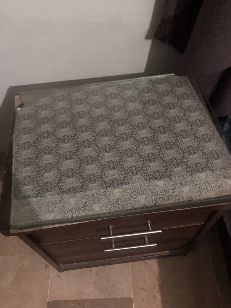 Bed with side table 7