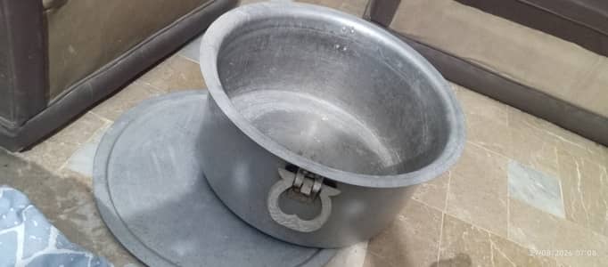 Cooking pot 5kg degchi patila