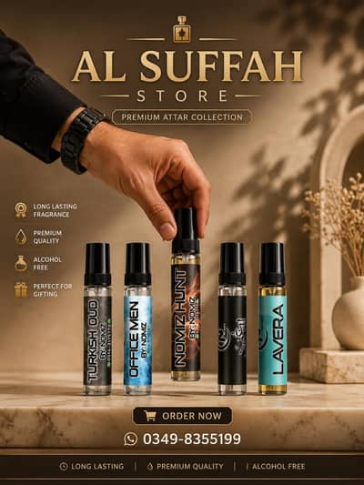 5 Premium Perfume Testers Gift Box 