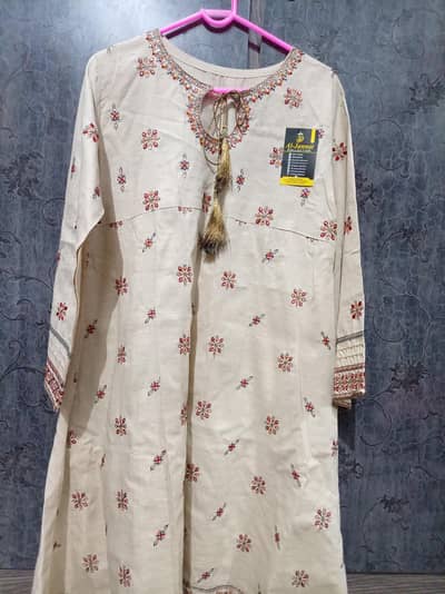 Khaddar Printed Stitch Shirt