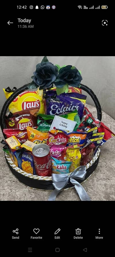 Premium Snack & Chocolate Gift Basket 