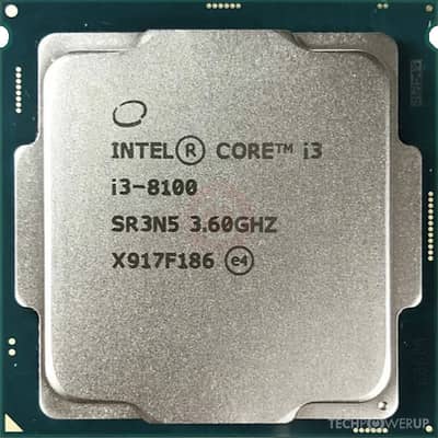  Intel Core i3-8100 8th Gen Processor | 4 Cores | Excellent Conditio
