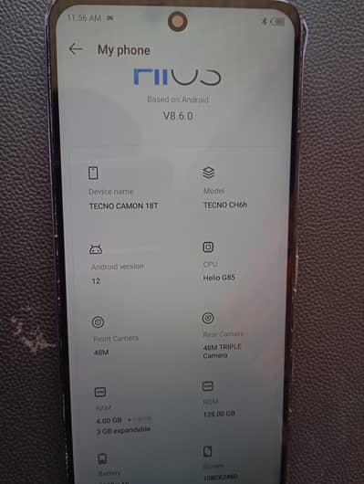 Tecno CAMON 18T