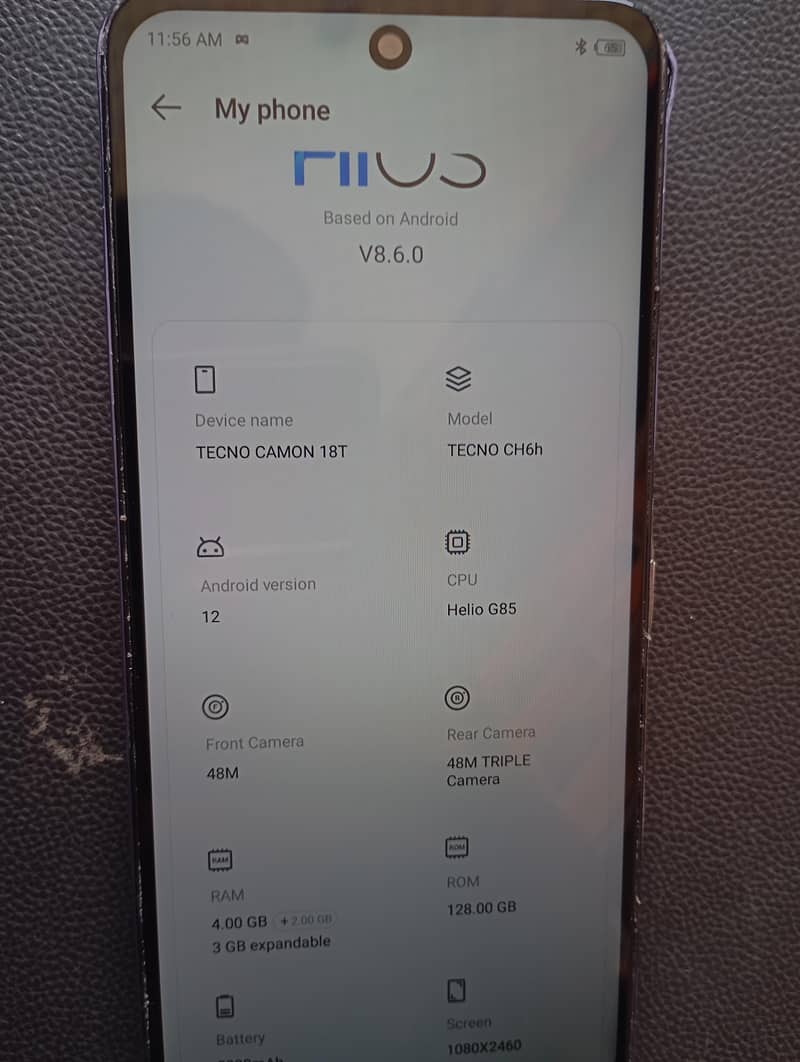 Tecno CAMON 18T 0