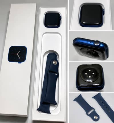 Apple Watch Series 6 44mm Blue – Box & Straps