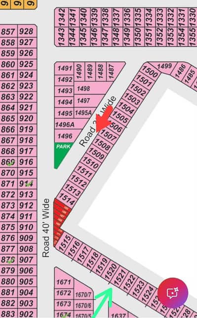 Ajwa City B block 5 Marla Carpet Road plot available for sale on reasonable price