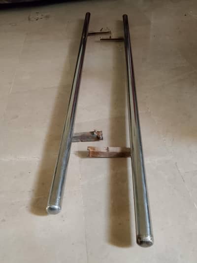 Pair of steel rods