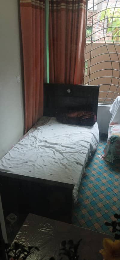 Single Solid Wood Bed