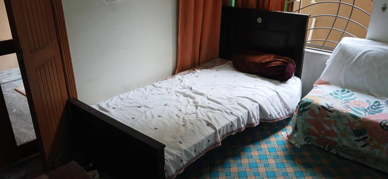 Single Solid Wood Bed 2