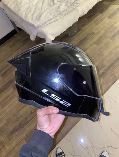 LS2 helmet with spoiler