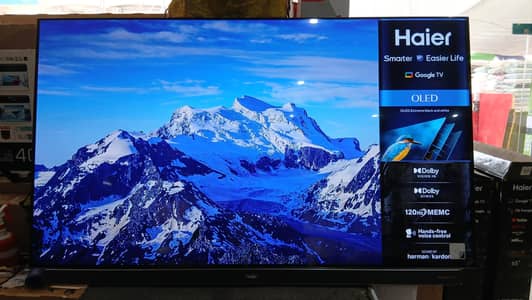 Haier oled Google TV 120 HZ slim