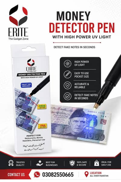 Money checker pen dual option uv light and magical ink, Best Money Pen