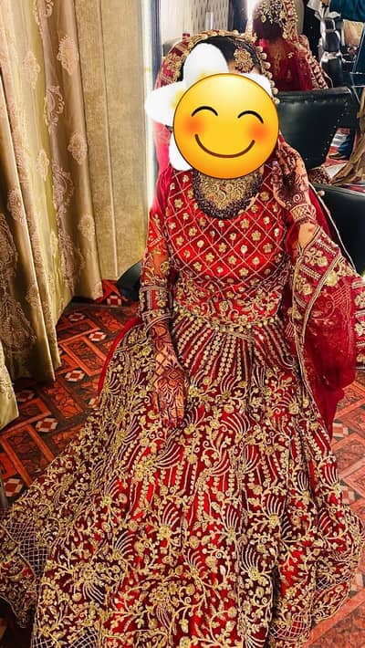 Bridal Lehnga Choli with Dupata - Heavy Embroidered - Used Once
