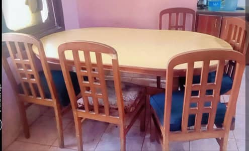 6 seater dining table