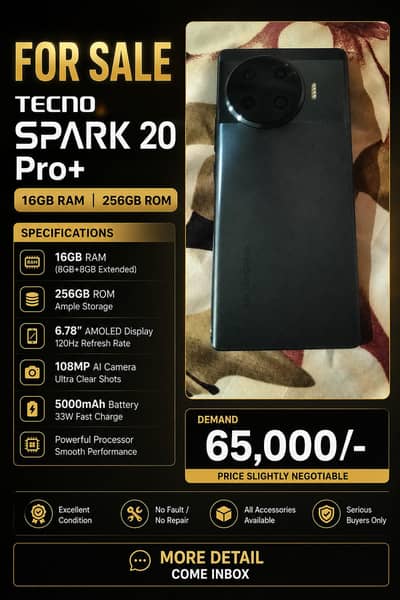 Tecno Spark 20 Pro Plus