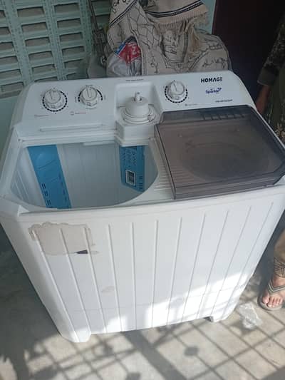 HOMAGE BRAND NEW WASHING MACHINE HA JUST BOX OPEN HA