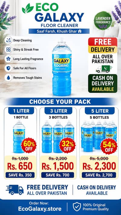  Eco Galaxy Floor Cleaner – Ghar Ki Safai Ab Aur Bhi Aasan!