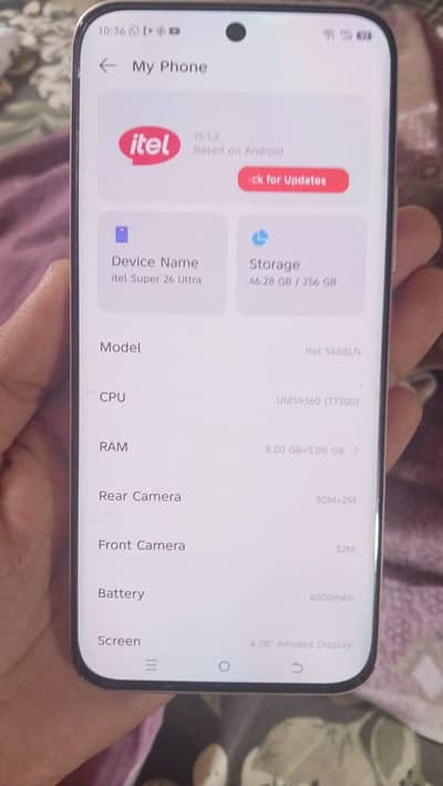 Itel s26 ultra 12/256