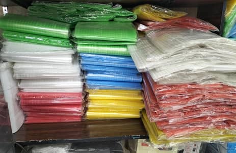 clear bags (plastic files)