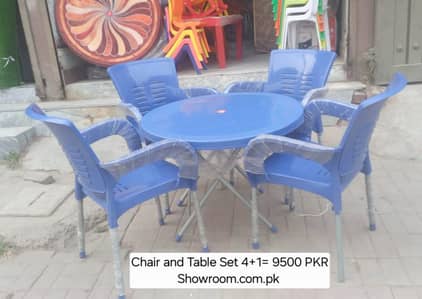 plastic chairs and table set - dining chairs set