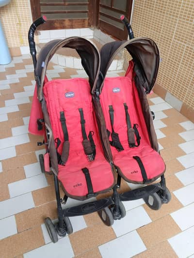 Twin Stroller for sale. . . original Chicco