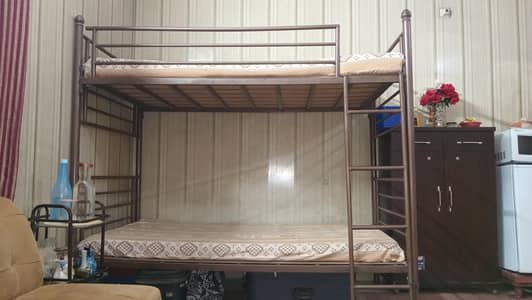 iron bunk bed