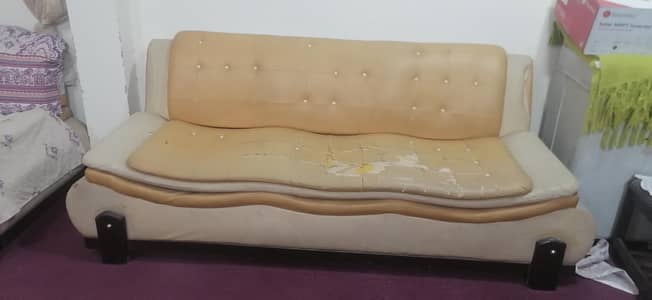 Premium 5-Seater Leather Sofa Set