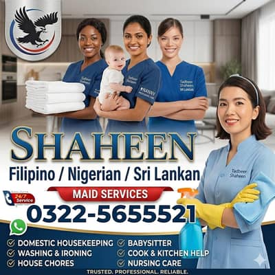 Best International maids agency, Nigerians, Filipino maids in Pakistan