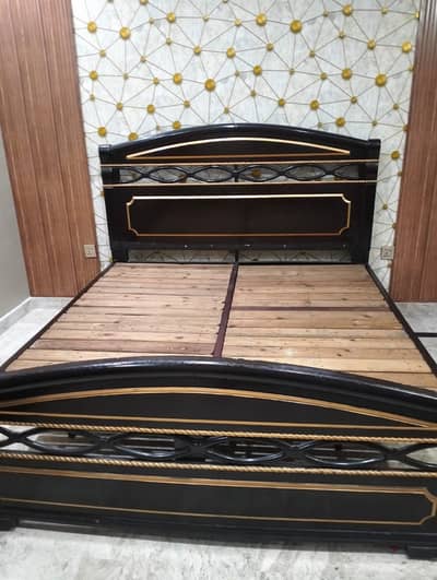 Double Bed and sofa set used for sale