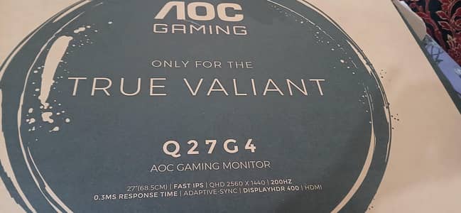 aoc gamming monitor pannel broken