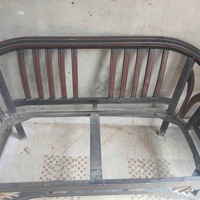 2 seater sofa without gaddian only frame