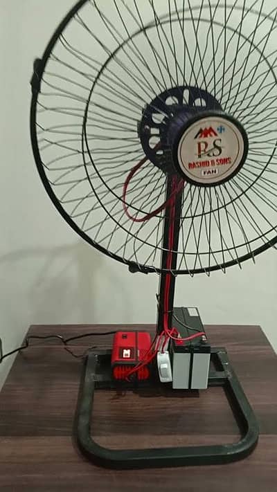 Battery Fans like New , 10 days used , 2 Batteries Volta and sunbride