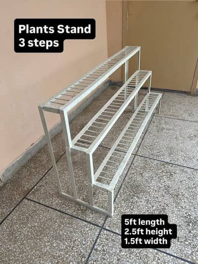 3 steps plants stands
