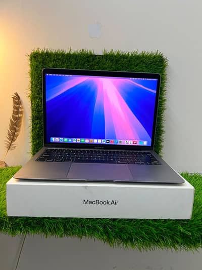 apple macbook air 2020 with box 256 gb