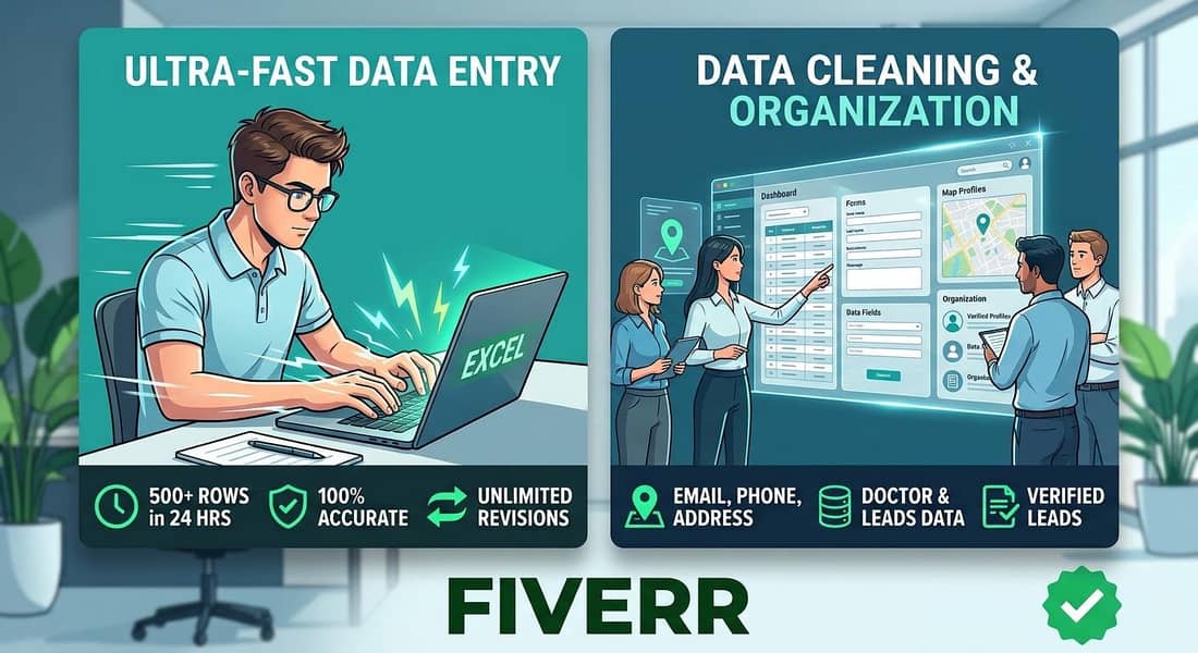 data entry expert/excel work google sheet work Ms word work 0