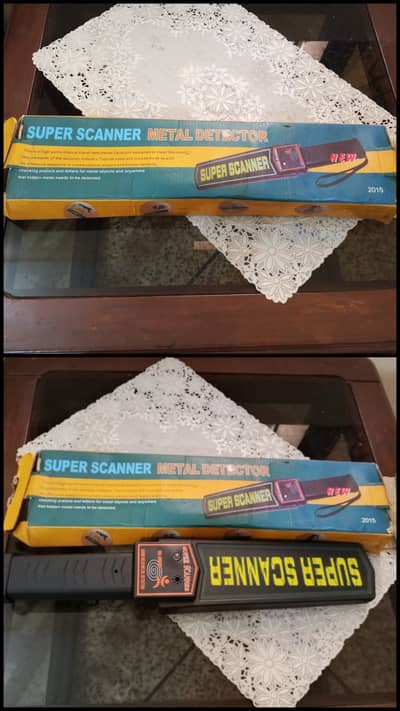 Super Scanner Handheld Metal Detector for Security Screening