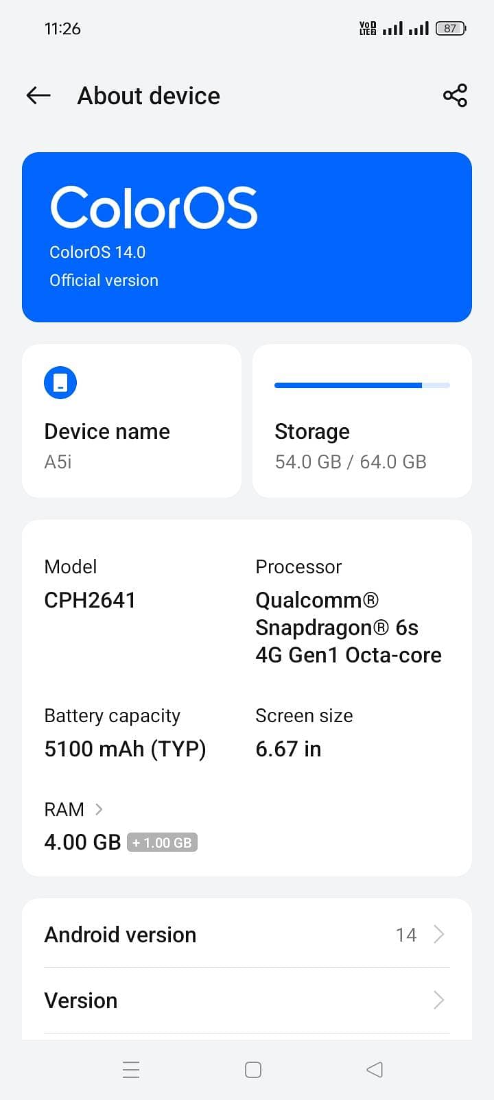 OPPO Other Model 6
