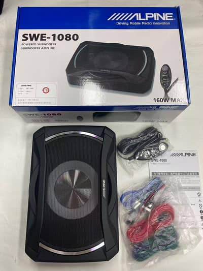 Alpine under seat subwoofer