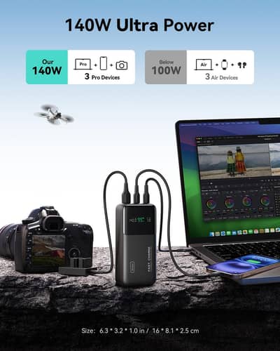 single Port 140w for MacBook pro 16 inch battery pack