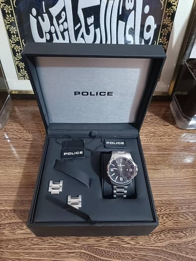 POLICE Stainless Steel Heavy Watch For Men