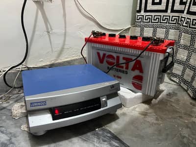 Luminous Branded UPS and Volta 130 New battery