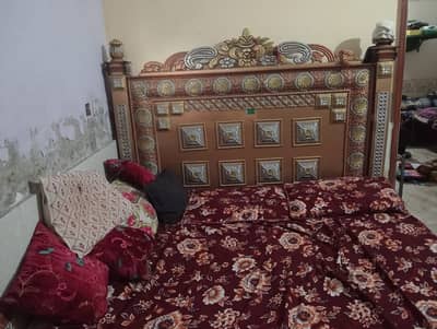 Complete Furniture Setup For Sale | Sofa Set | Bed | Showcase | Heavy