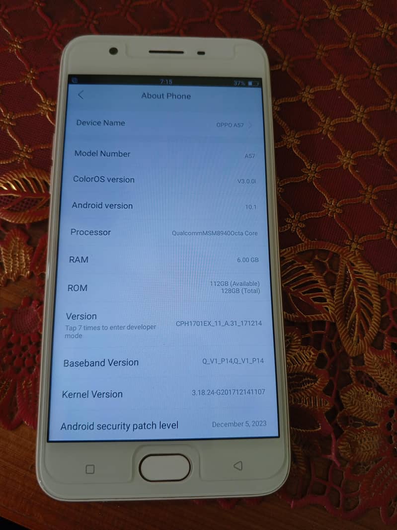 OPPO A57 9